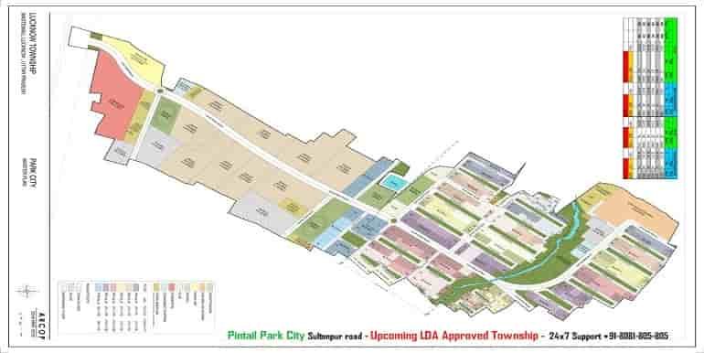 Pintail City Lucknow Master Plan